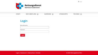 
                            9. Login | Rettungsdienst Märkisch-Oderland