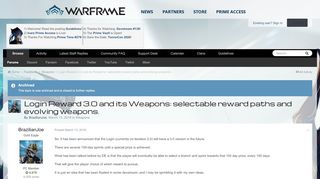 
                            13. Login Reward 3.0 and its Weapons: selectable reward paths and ...