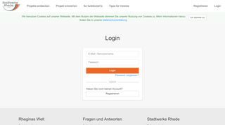 
                            11. Login - Rheder Lichter