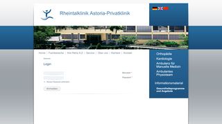 
                            6. Login | Rheintalklinik Astoria-Privatklinik