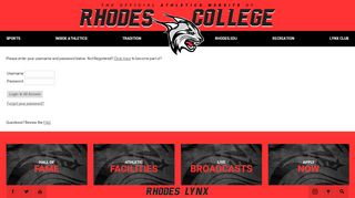 
                            11. Login - Rhodes College Athletics