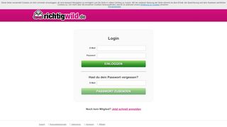 
                            4. Login - richtigwild.de