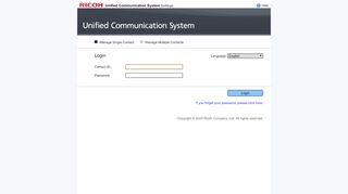 
                            1. Login - Ricoh