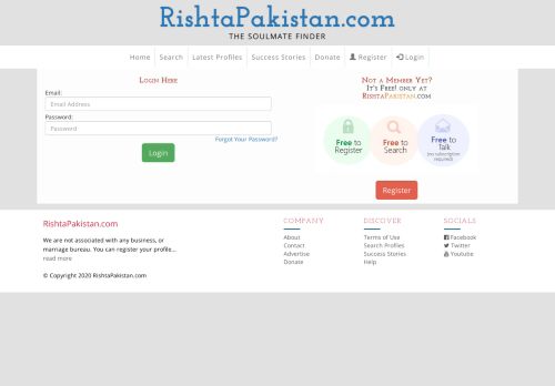 
                            4. Login - Rishta Pakistan