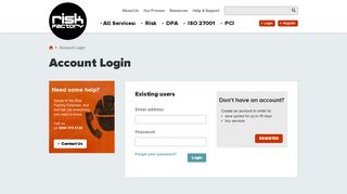 
                            9. Login | Risk Factory