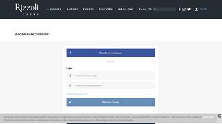 
                            4. Login - Rizzoli Libri