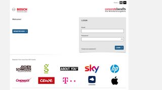 
                            3. Login - Robert Bosch GmbH - corporate benefits