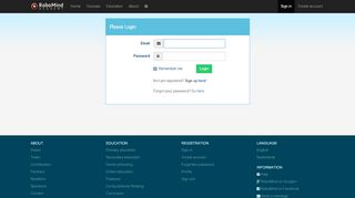 
                            1. Login - RoboMind Academy