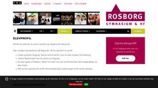 
                            9. Login - Rosborg Gymnasium & HF