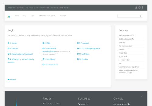 
                            1. Login - Roskilde Tekniske Skole