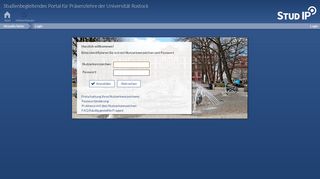 
                            13. Login - Rostock - Stud.IP