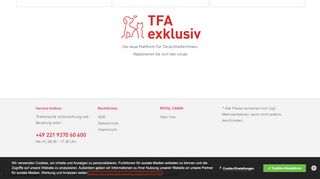 
                            1. Login - ROYAL CANIN Tiernahrung GmbH & Co. KG