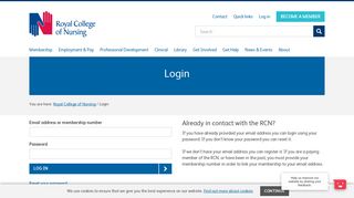 
                            11. Login | Royal College of Nursing