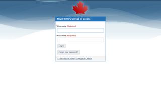 
                            4. Login - Royal Military College of Canada