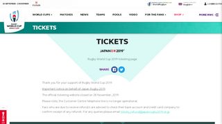 
                            1. Login - Rugby World Cup Tickets - Rugby World Cup 2019