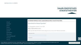 
                            8. login | Saarländisches Staatstheater