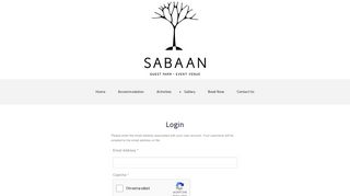 
                            10. Login - Sabaan Holiday Resort