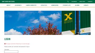 
                            12. Login - Saint Xavier High School