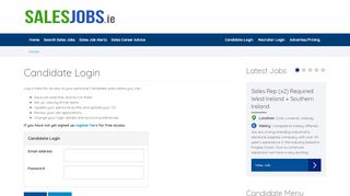 
                            11. Login - Sales Jobs