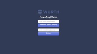 
                            7. Login SalesAnyWhere - Wurth