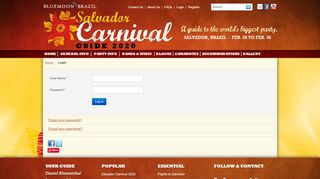 
                            6. Login | Salvador Carnival Guide | Salvador Rentals