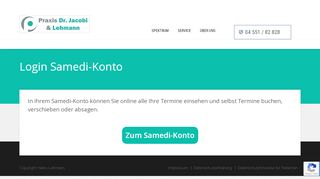 
                            9. Login Samedi-Konto - Privatpraxis Heiko Lehmann