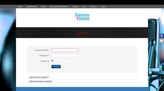 
                            10. Login - Samen1Stem