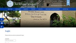 
                            9. Login - San Antonio Academy of Texas