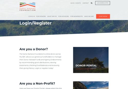 
                            13. login - Santa Barbara Foundation