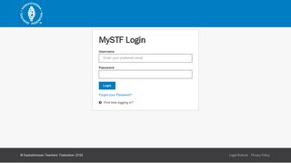 
                            4. Login - Saskatchewan Teachers' Federation