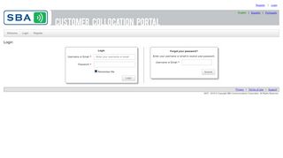 
                            12. Login - SBA Communications