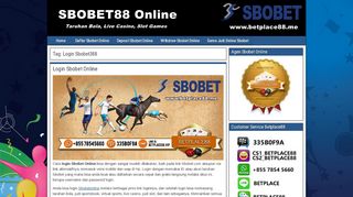 
                            2. Login Sbobet388 | Sbobet88 Online