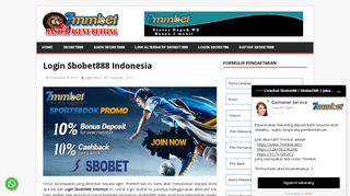 
                            8. Login Sbobet888 Indonesia | Sbobet888 | Sbobet888 Mobile