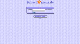 
                            1. Login Schacharena.de