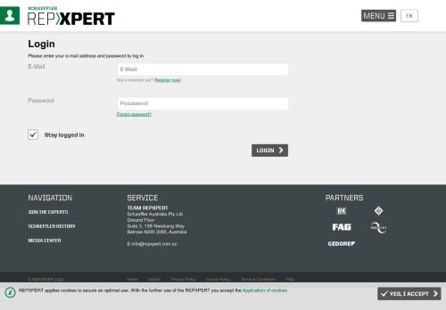 
                            1. Login - Schaeffler REPXPERT