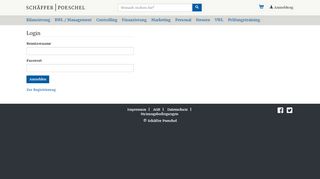 
                            4. Login | Schäffer-Poeschel Verlag Dozentenservice