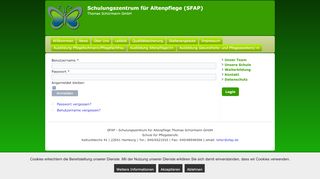 
                            1. Login - Schulungszentrum für Altenpflege