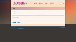 
                            2. Login – Scoreme.com