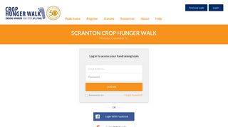 Login - Scranton CROP Hunger Walk