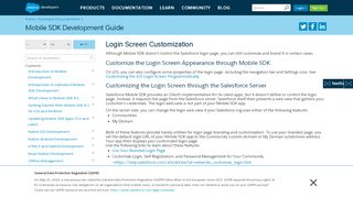 
                            7. Login Screen Customization - Salesforce Developers