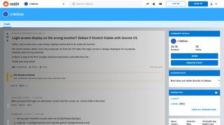 
                            10. Login screen display on the wrong monitor? Debian 9 Stretch Stable ...
