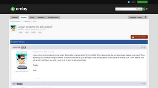 
                            1. Login screen for all users? - Kodi - Emby Community