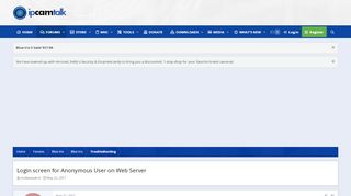 
                            1. Login screen for Anonymous User on Web Server | IP Cam Talk