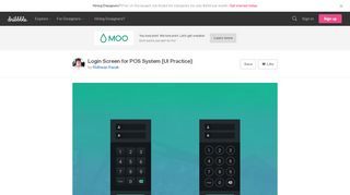 
                            6. Login Screen for POS System [UI Practice] by Ridhwan ...