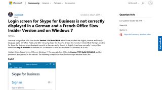 
                            1. Login screen for Skype for Business is not correctly displayed in ...