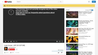 
                            6. Login Screen - URF 2015 [PT-BR] - YouTube