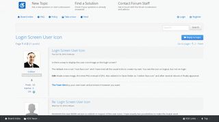 
                            7. Login Screen User Icon • KDE Community Forums