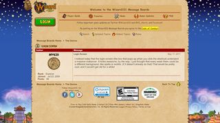 
                            2. Login Screen | Wizard101 Free Online Games