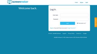 
                            1. Login - ScreenMeter