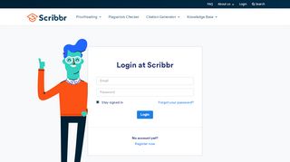 
                            1. Login - Scribbr